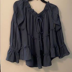 Dark teal Nordstrom top